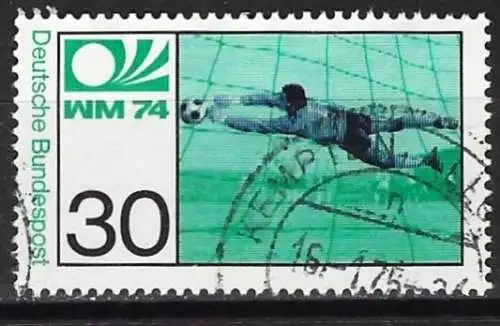 Deutschland BDR 1974 - Mi 811 - YT 657 - Fußball-Weltmeisterschaft