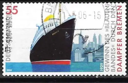 Deutschland BDR 2004 - Mi 2412 - YT 2237 - Passagierschiff Bremen 