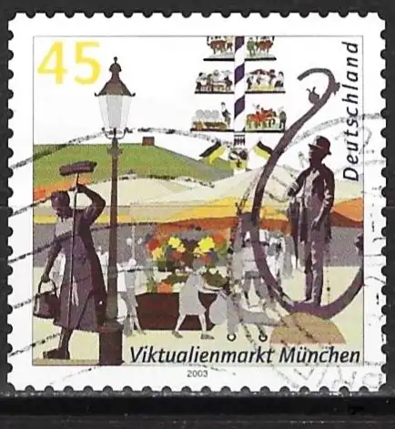 Deutschland BDR 2004 - Mi 2379 - YT 2182A - Das Münchner Markt