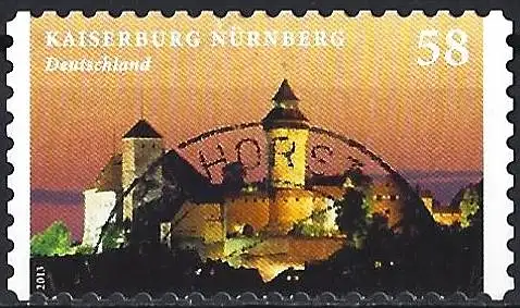 Deutschland BDR 2013 - Mi 2978 - YT 2803 - Kaiserburg Nürnberg ( Gezackt 10 )