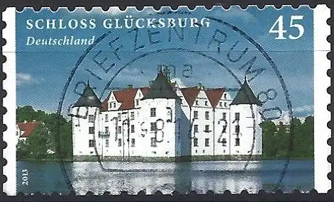 Deutschland BDR 2013 - Mi 3016 - YT 2801A - Das Schloss von Glücksburg ( Gezackt 10 )