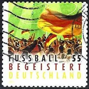 Deutschland BDR 2012 - Mi 2936 - YT 2754 A - Sport : Fussball ( Gezackt 10¾ )