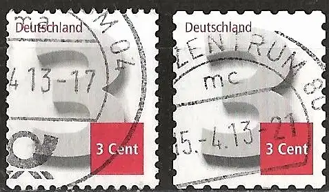 Deutschland BDR 2012 - Mi 2964 und 2967 - YT 2790/91 - Zusatzwert