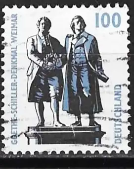 Deutschland BDR 1997 - Mi 1934 A - YT 1771 - Goethe-Schiller-Denkmal
