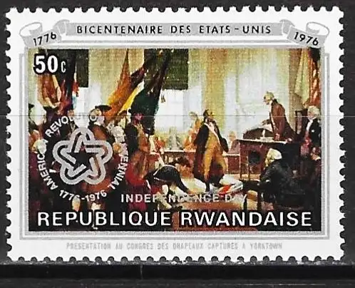 Ruanda 1976 - Mi 817 - YT 731 - Zweihundertjähriges Jubiläum der USA - MNH**