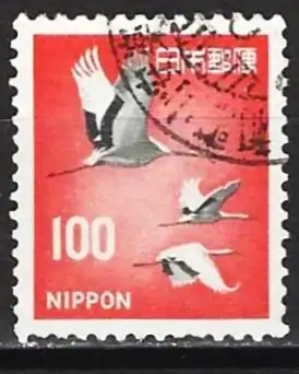 Japan 1968 - Mi 1007A - YT 844A - Vogel : Kräne
