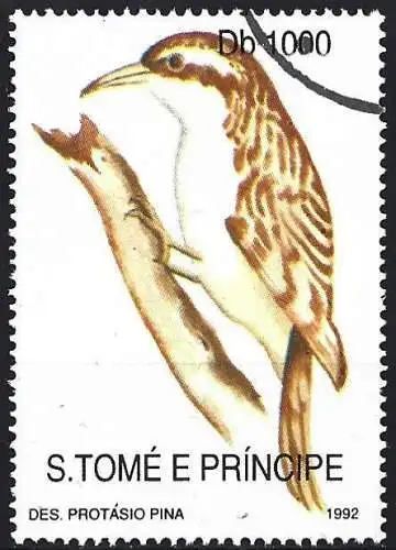 St. Thomas und Prince1992 - Mi 1300 - YT 1139 - Vogel : Grasmücke