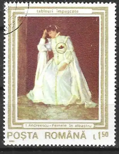 Rümanien 1990 - Mi 4623 - YT 3910 - Gemälde von Ion Andreescu