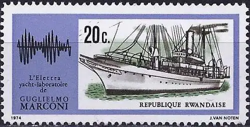 Ruanda 1974 - Mi 634 - YT 586 - Segelschiff- MNH**