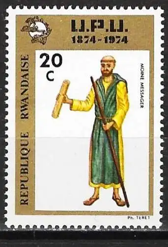 Ruanda 1974 - Mi 661 - YT 600 - Botenmönch - MNH**