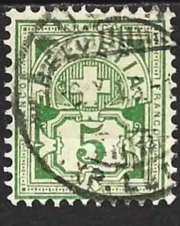 Schweiz 1894 - Mi 53 Ya - YT 66