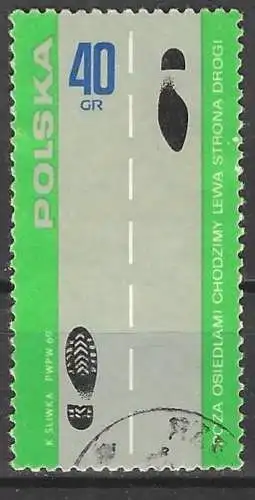 Polen 1969 - Mi 1959 - YT 1809 - Die Verkehrssicherheit