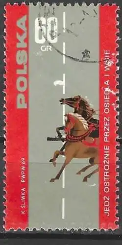 Polen 1969 - Mi 1960 - YT 1810 - Pferde