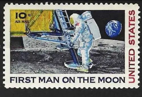 USA  1969 - Mi 990 - YT Pa 73 - Erster Mensch auf dem Mond - MNH**