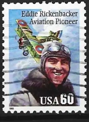 USA 1995 - Mi 2642 - YT 2441 - Eddie Rickenbacker und Flugzug 