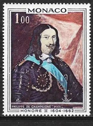 Monaco 1969 - Mi 946 - YT 797 - Der Prinz Honoré II - MNH**