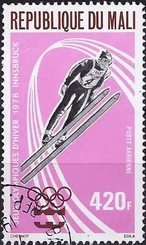 Mali 1976 - Mi 520 - YT Pa 268 - Olympische Spiele in Innsbruck - Flugpost )