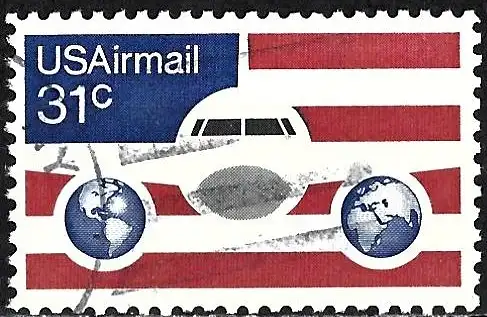 USA  1976 - Mi 1201 - YT Pa 84 - Flugzeug Boeing 737 ( Flugpost )