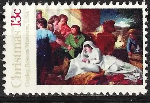 USA  1976 - Mi 1289 - YT 1148 - Weihnachten : Gemälde von John Singleton Copely