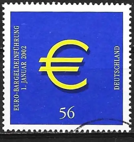 Deutschland 2002 - Mi 2234 - YT 2062 - Währungssymbol für den Euro