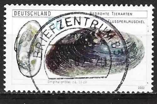 Deutschland 2002 - Mi 2266 - YT 2094 - Süßwasser-Perlmuschel 