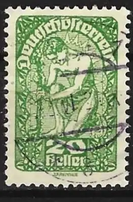 Österreich 1920 - Mi 255 xc - YT 188 - Post-Horn