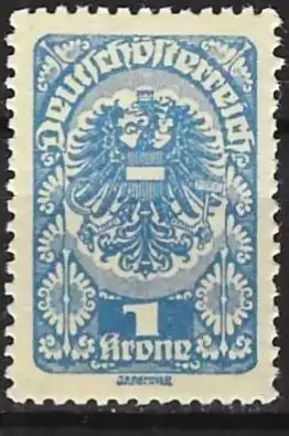 Österreich 1920 - Mi 274 xa - YT 205 - Wappen - MH*