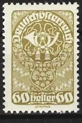 Österreich 1920 - Mi 272 xa - YT 203 - Post-Horn - MNH**
