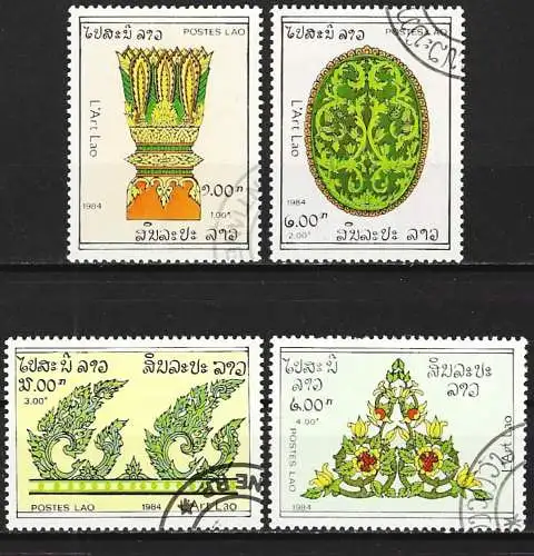 Laos 1984 - Mi 791... - YT 607... - Lao Kunst