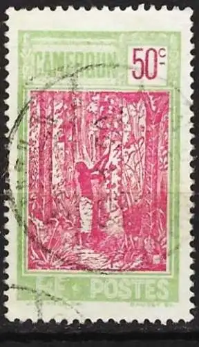 Kamerun 1925 - Mi 82 - YT 119 - Gummiernte