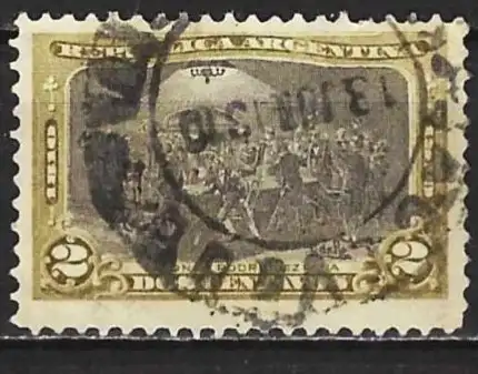 Argentinien 1910 - Mi 139 - YT 150 - Das Haus von Rodriguez Peña