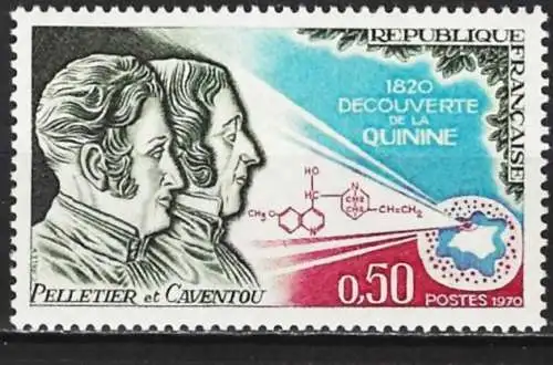 Frankreich 1970 - Mi 1703 - YT 1633 - Die Entdeckung des Chinins - MNG