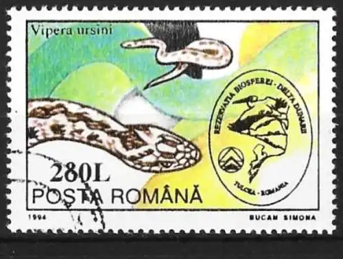 Rumänien 1994 - Mi 5020 - YT 4187 - Schlange : Viper