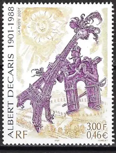 Frankreich 2001 - Mi 3571 - YT 3435 - Zeichnung von Albert Decaris - MNH**