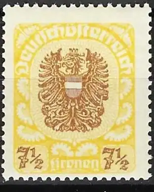 Österreich 1921 -  Mi 319x - YT 230 - Wappen - MH*