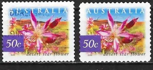 Australien 2003 - Mi 2189 BA y BC - YT 2089 y 2089a - Blumen