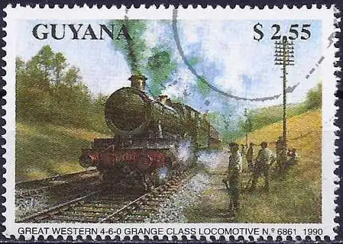 Guyana 1990 - Mi 3172 - YT 2347 - Lokomotive  Great Western 4-6-0