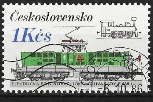 Tschechoslowakei 1986 - Mi 2882 - YT 2694 - Elektrolokomotive