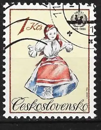 Tschechoslowakei 1986 - Mi 2869 - YT 2682 - Puppe