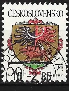 Tschechoslowakei 1986 - Mi 2852 - YT 2666 - Wappen von Žamberk