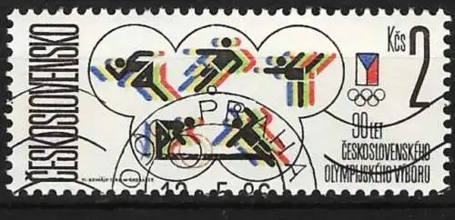 Tschechoslowakei 1986 - Mi 2861 - YT 2675  - Olympisches Komitee