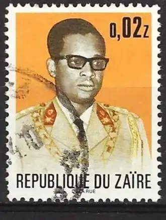 Zaire 1973 - Mi 474A - YT 824 - General Mobutu Sese Seko