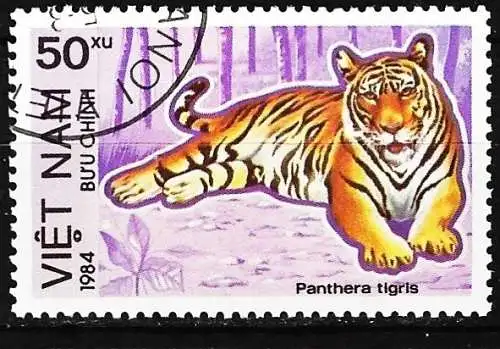 Vietnam 1984 - Mi 1411 - YT 484C - Fauna : Tiger