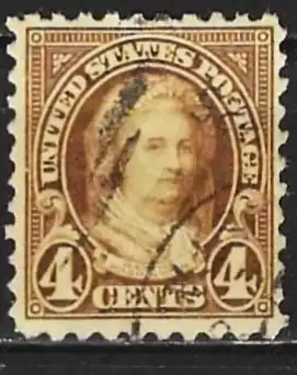 USA 1925 - Mi 265 C - YT 231 Aa - Martha Washington ( Gezackt 10 )