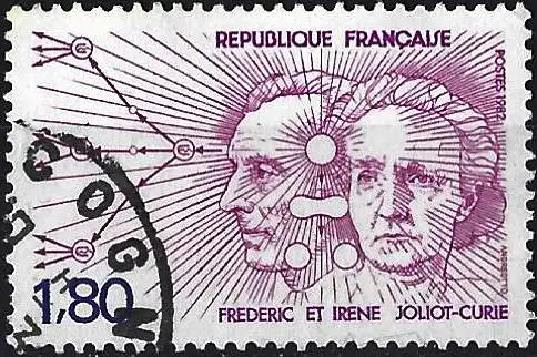Frankreich 1982 - Mi 2347 - YT 2218 - Frédéric und Irène Joliot-Curie