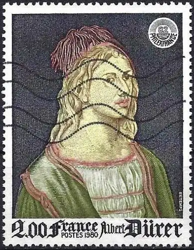 Frankreich 1980 - Mi 2209 - YT 2090 - Selbstporträt von Albert Dürer