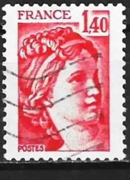 Frankreich 1980 - Mi 2216 Aw - YT 2102 - Sabine von Gandon