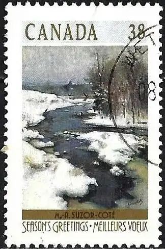 Kanada 1989 - Mi 1154 A - YT 1116 - Gemälde von M.A. Suzer-Coté