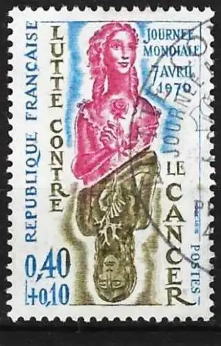 Frankreich 1970 - Mi 1706 - YT 1636 - Weltkrebstag 