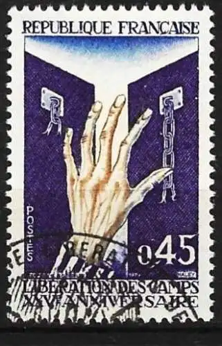 Frankreich 1970 - Mi 1718 - YT 1648 - Befreiung der Konzentrationslager
